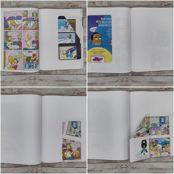 The Simpsons Altered Book Journal, Recycled Diary - Picture 5 of 16